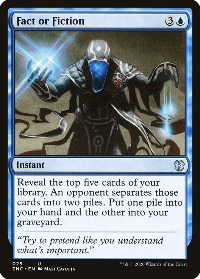 Fact or Fiction 25 card from Commander: Zendikar Rising