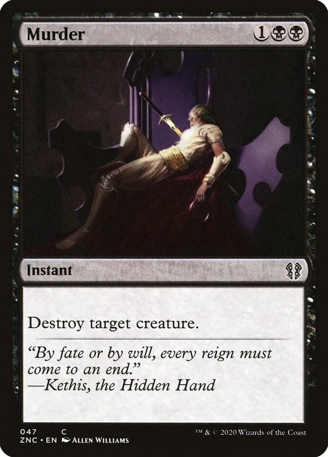 Murder 47 card from Commander: Zendikar Rising
