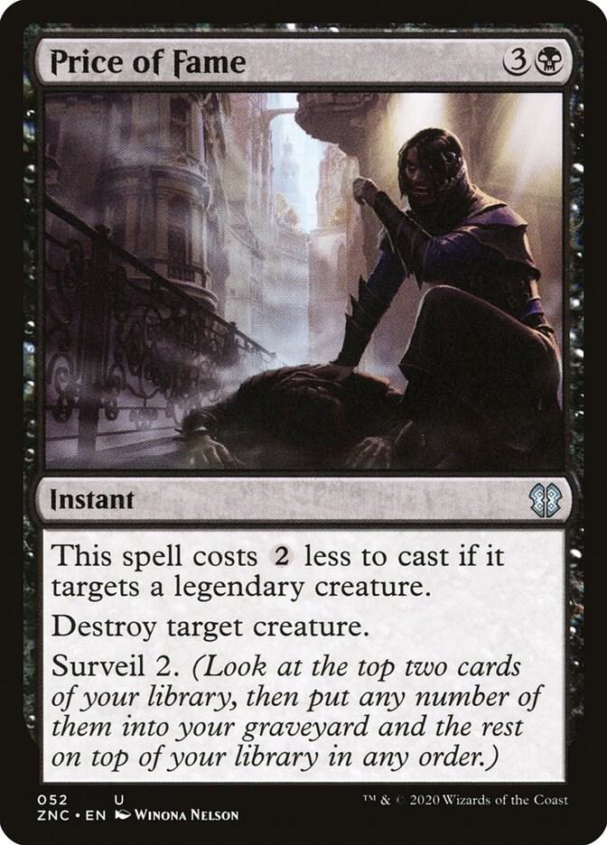Price of Fame 52 card from Commander: Zendikar Rising