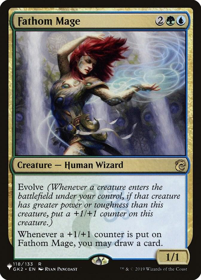 Fathom Mage 118/133 card from The List Reprints