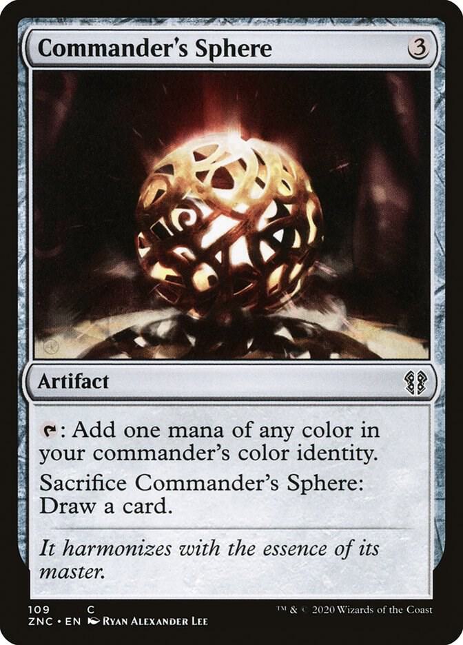 Commander's Sphere 109 card from Commander: Zendikar Rising