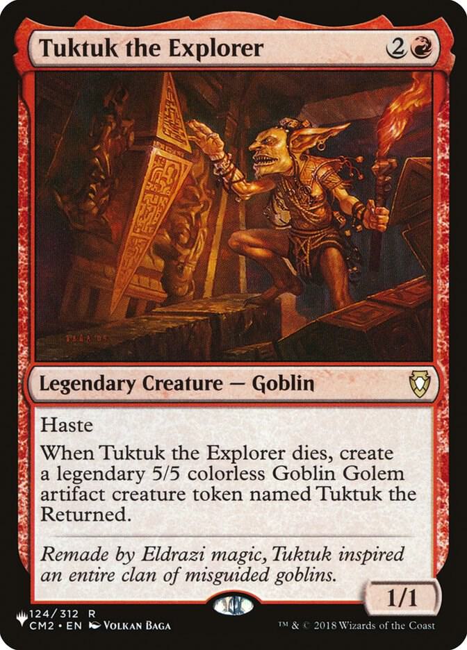 Tuktuk the Explorer 124/312 card from The List Reprints