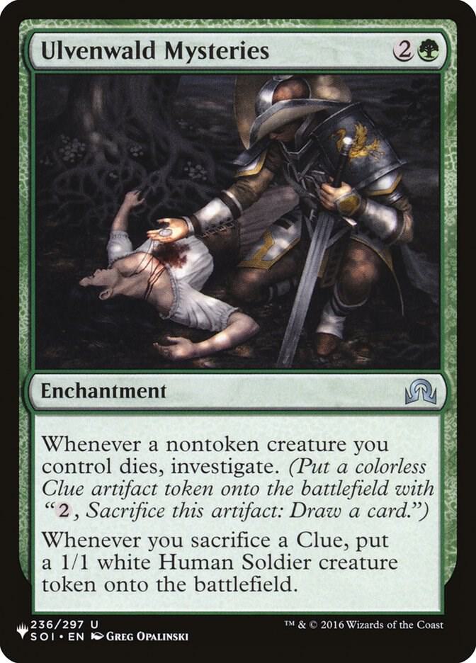Ulvenwald Mysteries 236/297 card from The List Reprints