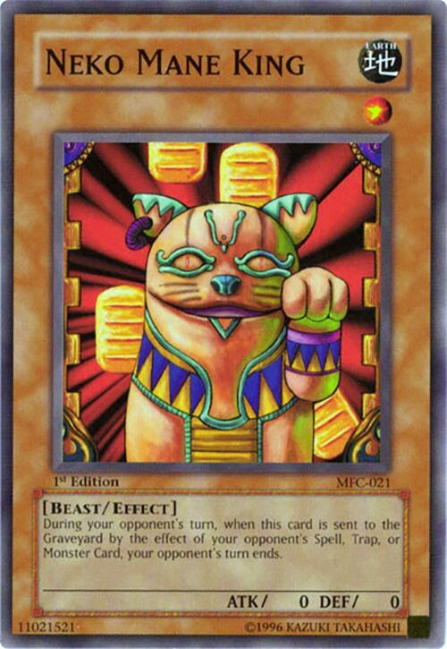Neko Mane King MFC-021 card from Magician's Force