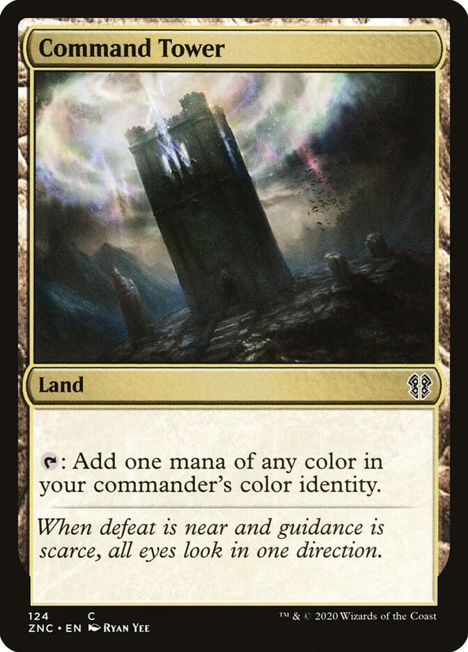 Command Tower 124 card from Commander: Zendikar Rising