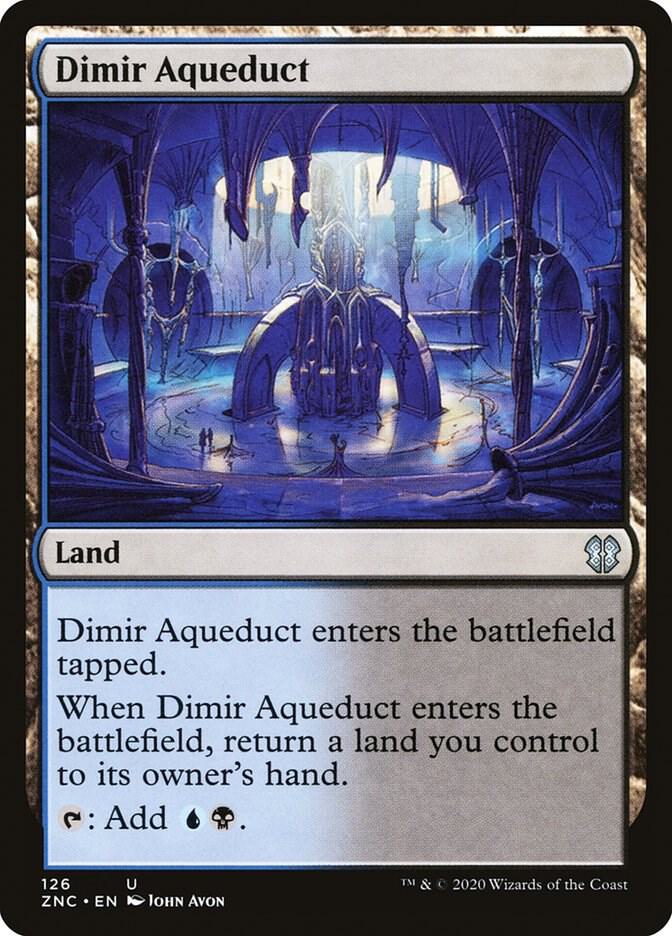 Dimir Aqueduct 126 card from Commander: Zendikar Rising