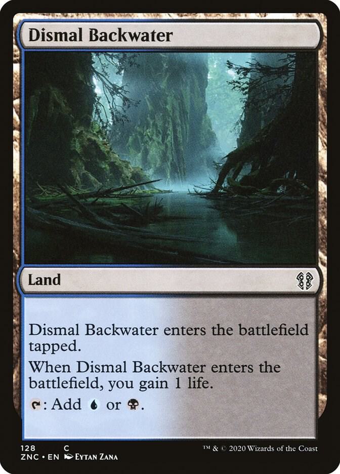 Dismal Backwater 128 card from Commander: Zendikar Rising