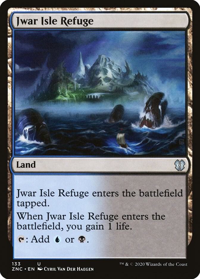 Jwar Isle Refuge 133 card from Commander: Zendikar Rising