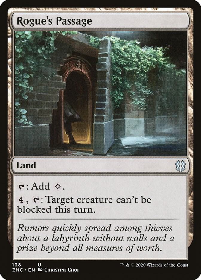 Rogue's Passage 138 card from Commander: Zendikar Rising