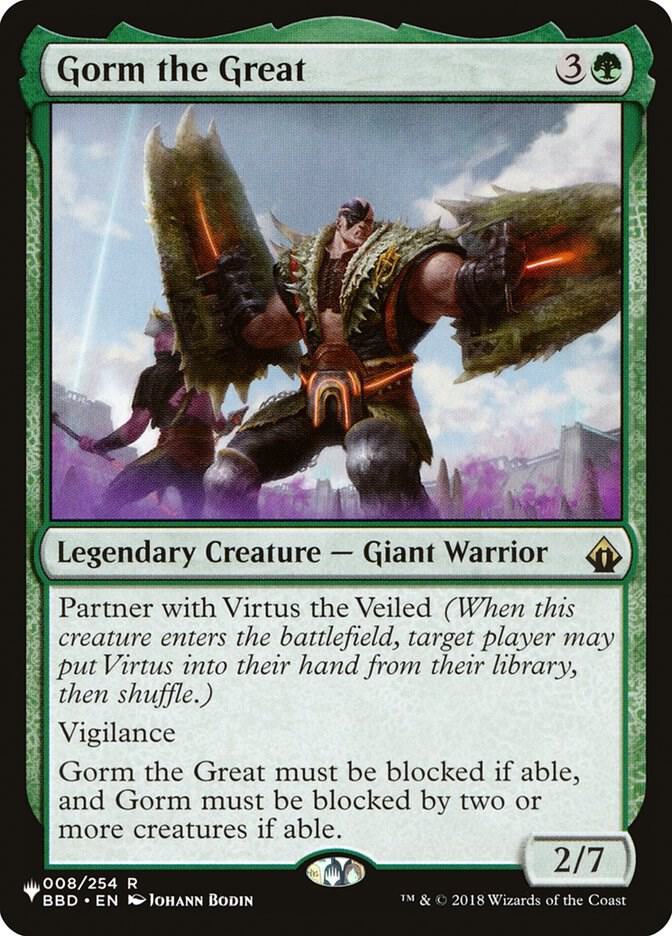 Gorm the Great 008/254 card from The List Reprints