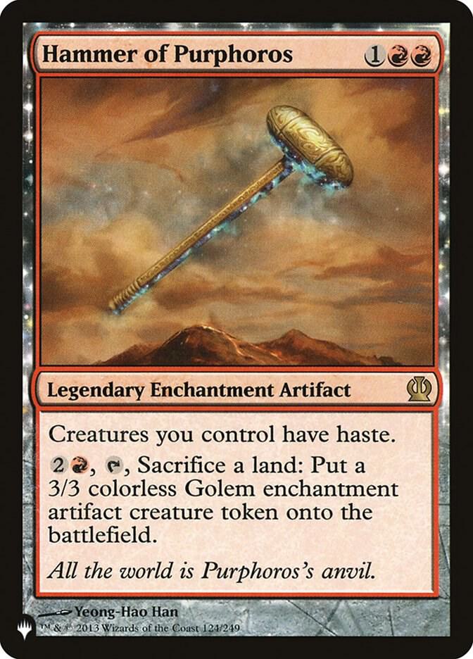 Hammer of Purphoros 124/249 card from The List Reprints