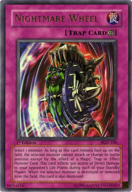 Nightmare Wheel PGD-106 card from Pharaonic Guardian