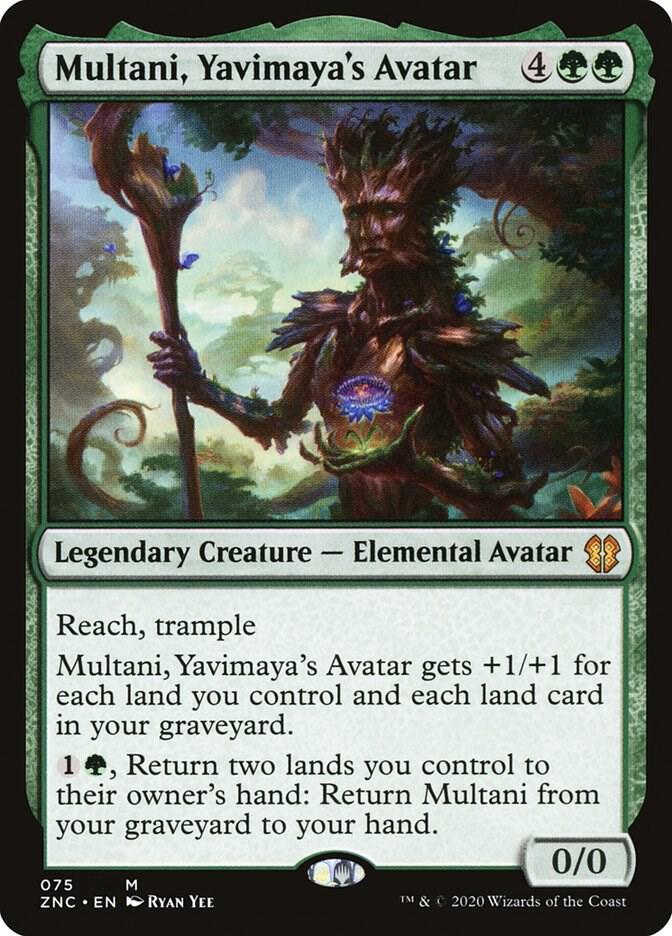 Multani, Yavimaya's Avatar 75 card from Commander: Zendikar Rising