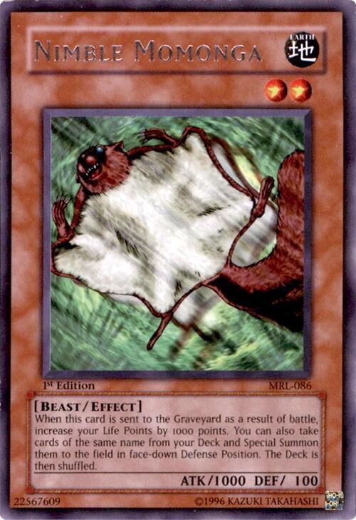 Nimble Momonga MRL-086 card from Magic Ruler