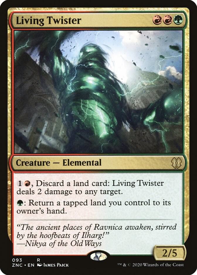 Living Twister 93 card from Commander: Zendikar Rising