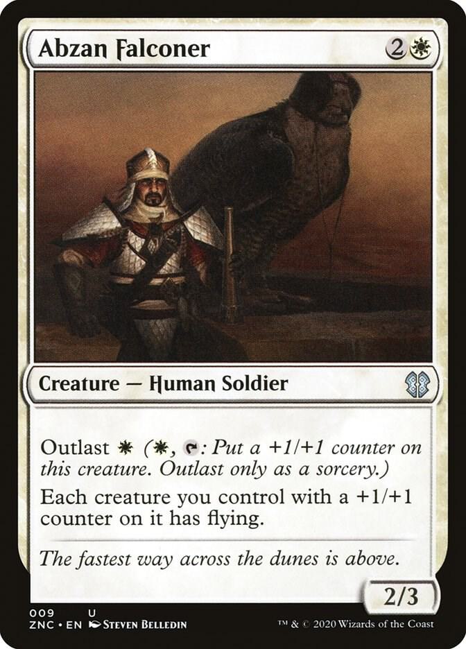 Abzan Falconer 9 card from Commander: Zendikar Rising