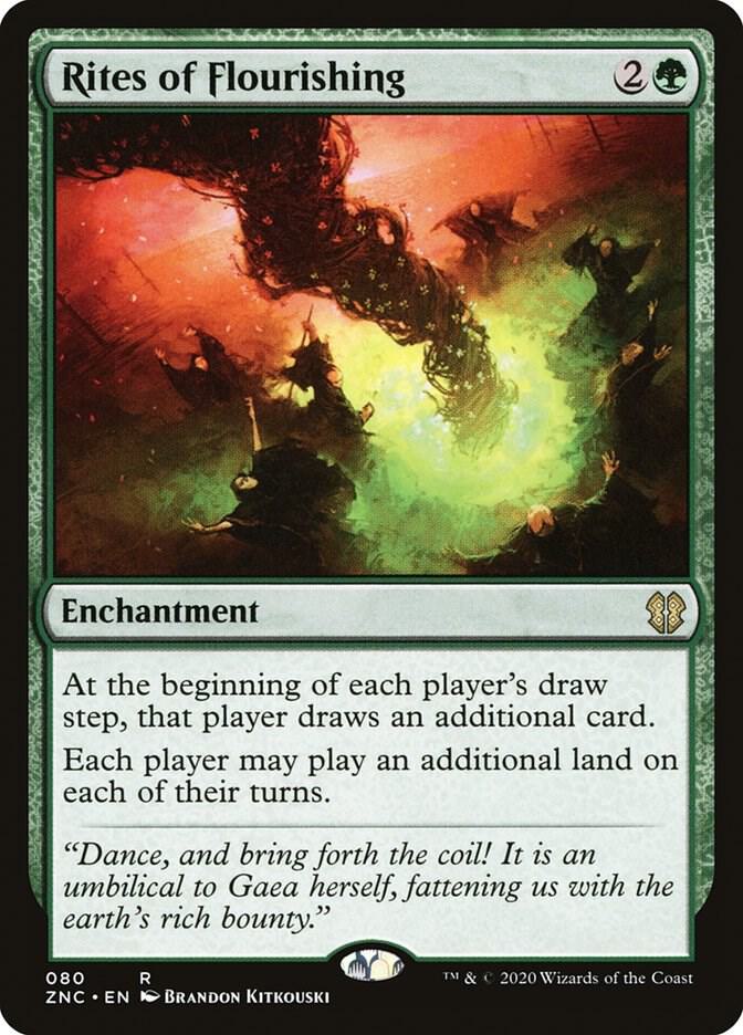 Rites of Flourishing 80 card from Commander: Zendikar Rising