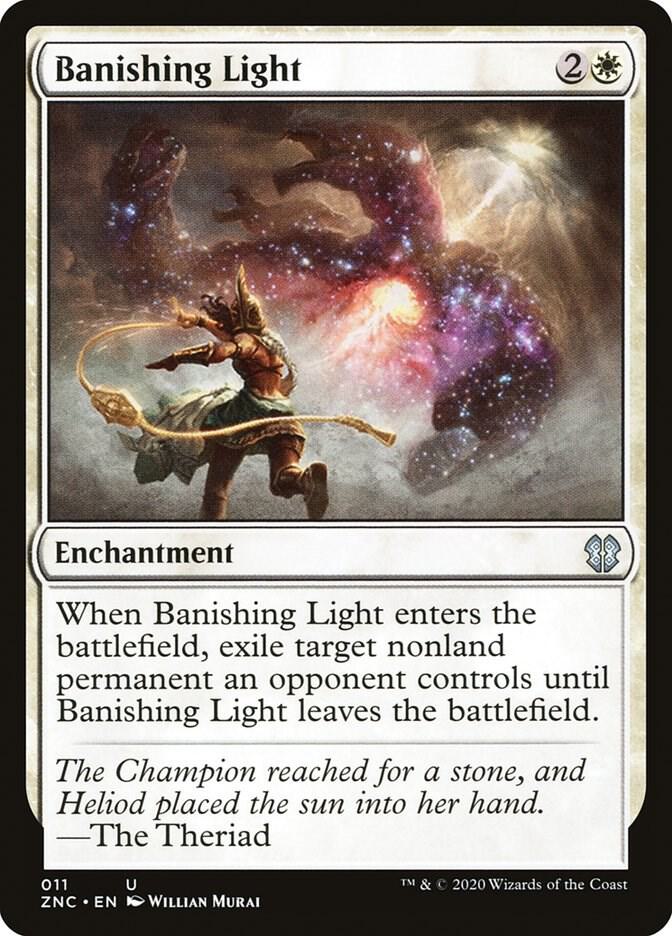 Banishing Light 11 card from Commander: Zendikar Rising