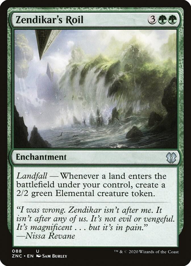 Zendikar's Roil 88 card from Commander: Zendikar Rising