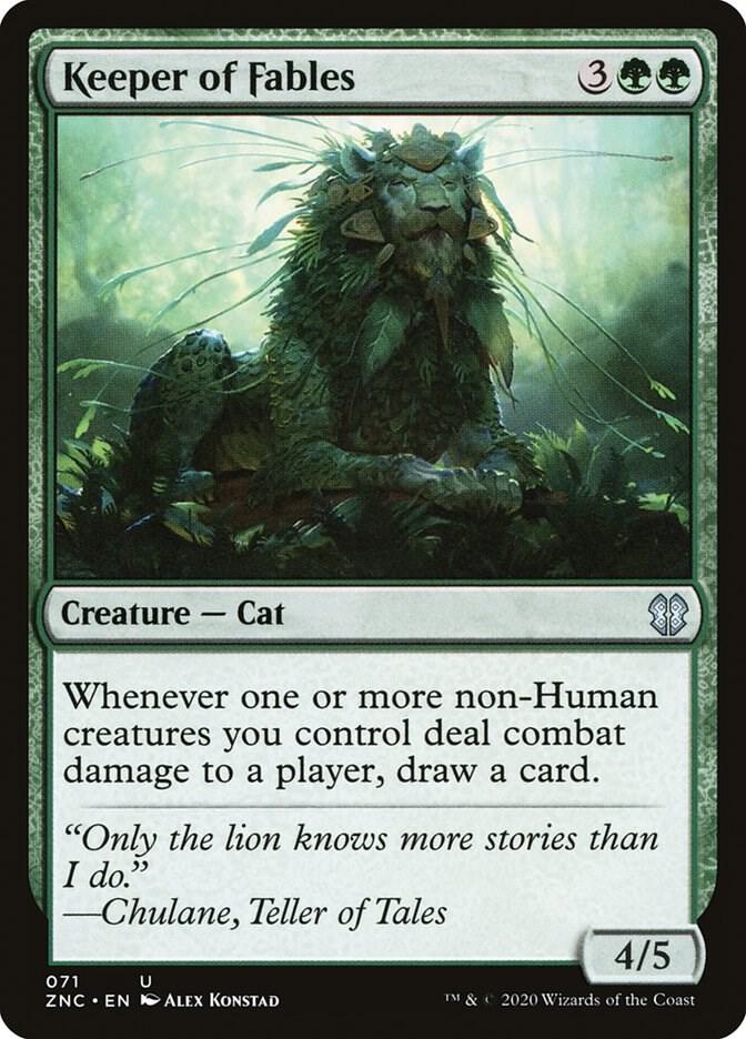 Keeper of Fables 71 card from Commander: Zendikar Rising