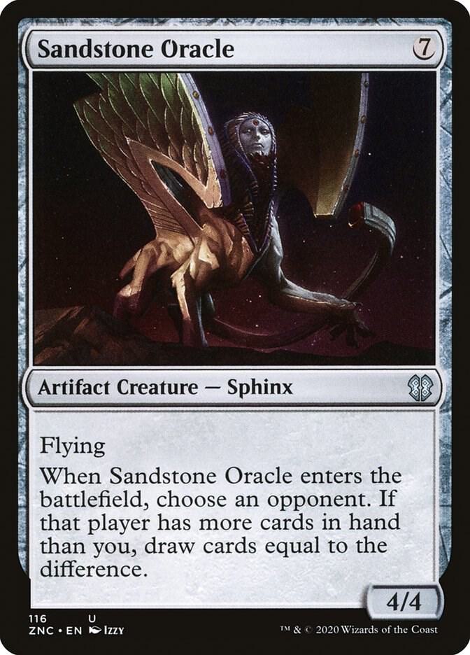 Sandstone Oracle 116 card from Commander: Zendikar Rising