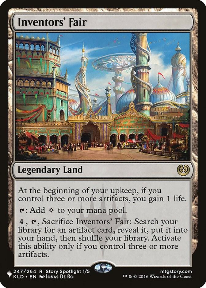 Inventors' Fair 247/264 card from The List Reprints