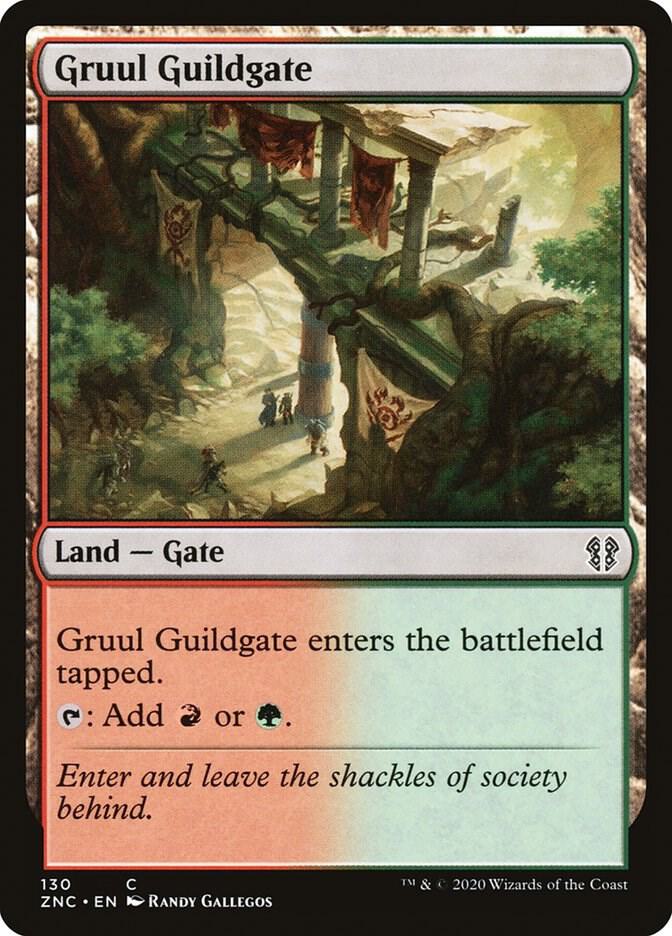Gruul Guildgate 130 card from Commander: Zendikar Rising
