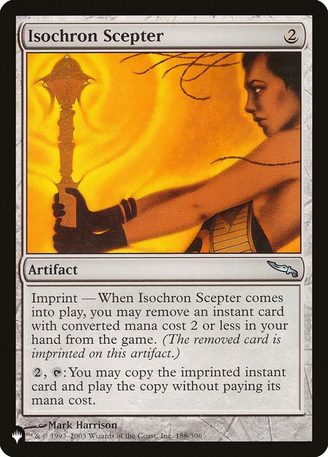 Isochron Scepter 188/306 card from The List Reprints