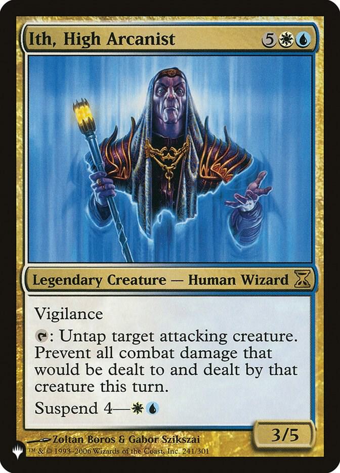 Ith, High Arcanist 241/301 card from The List Reprints