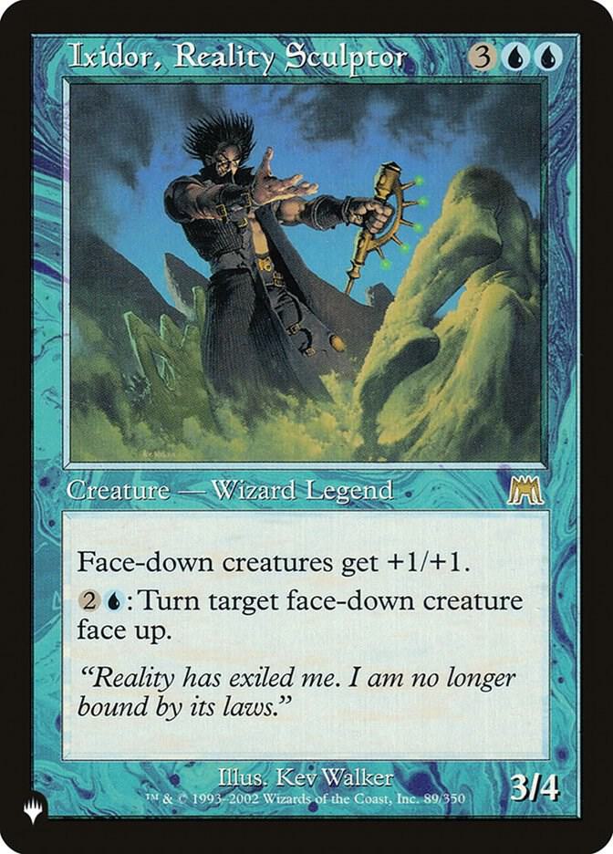 Ixidor, Reality Sculptor 89/350 card from The List Reprints