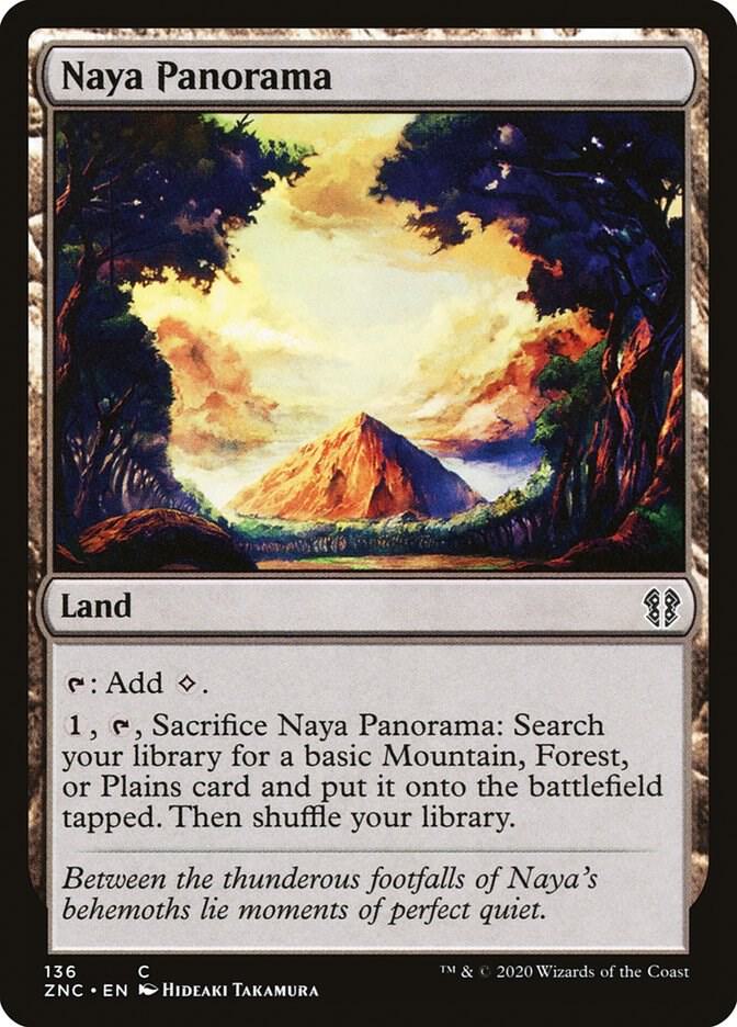 Naya Panorama 136 card from Commander: Zendikar Rising