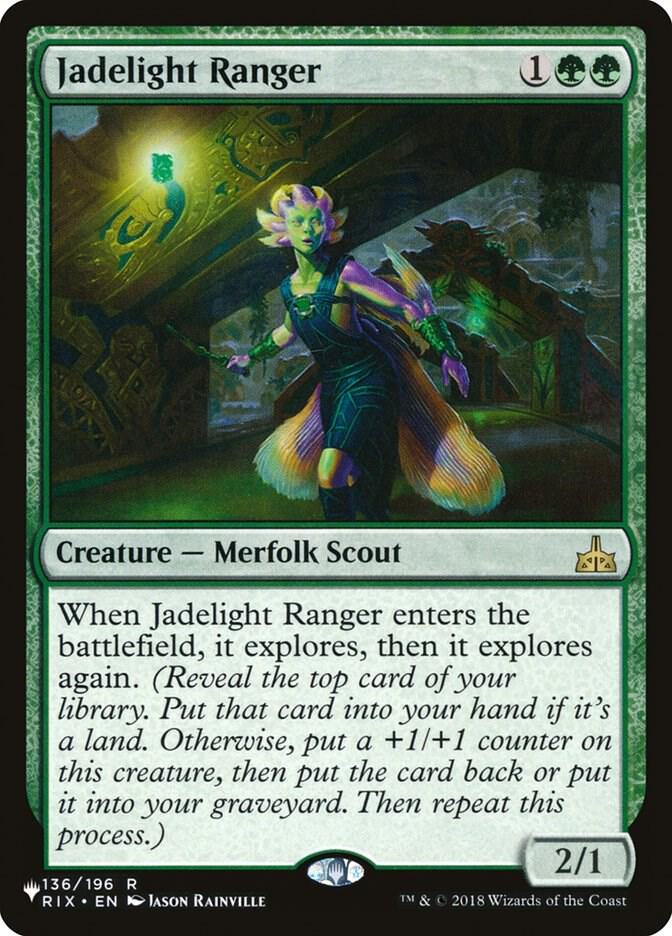 Jadelight Ranger 136/196 card from The List Reprints