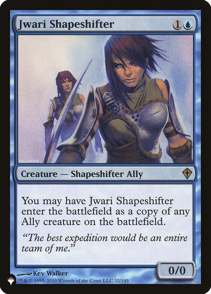 Jwari Shapeshifter 32/145 card from The List Reprints