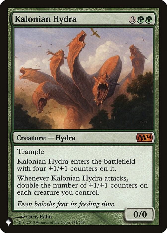 Kalonian Hydra 181/249 card from The List Reprints
