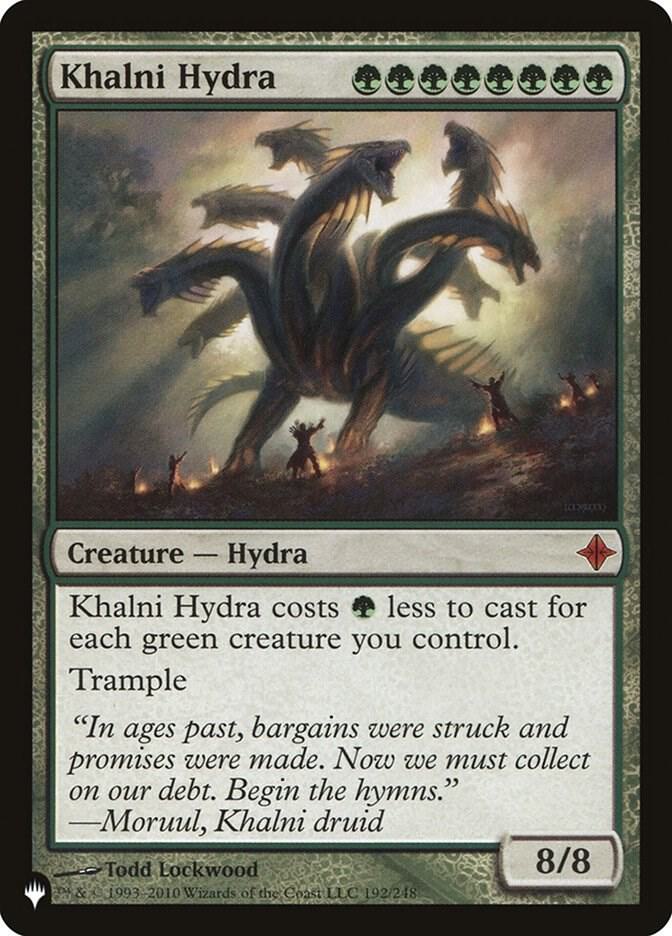 Khalni Hydra 192/248 card from The List Reprints