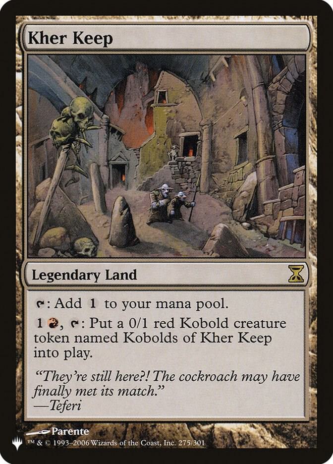 Kher Keep (TSP) 275/301 card from The List Reprints