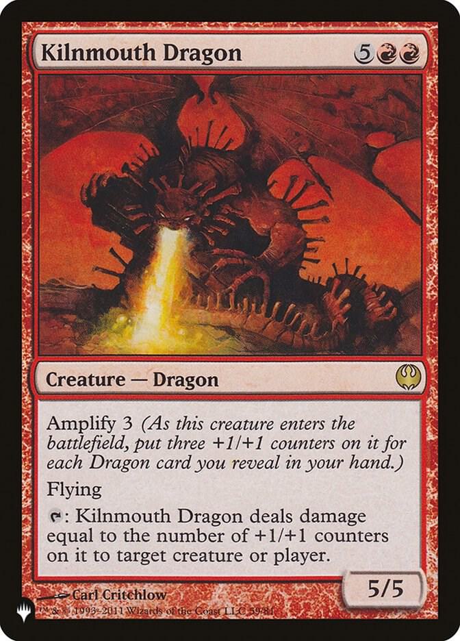 Kilnmouth Dragon 59/81 card from The List Reprints