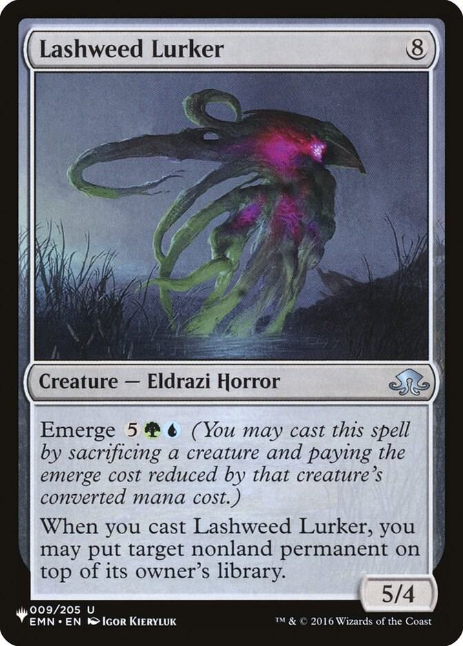 Lashweed Lurker 009/205 card from The List Reprints