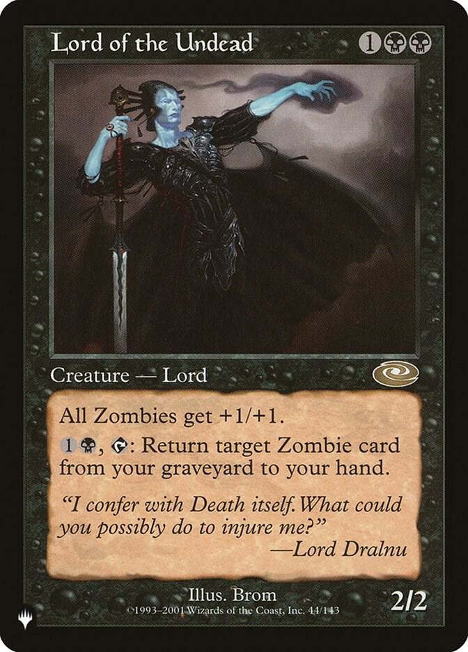Lord of the Undead 44/143 card from The List Reprints