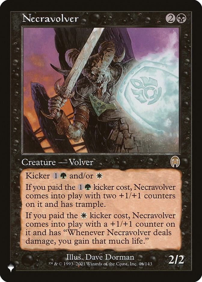 Necravolver 46/143 card from The List Reprints
