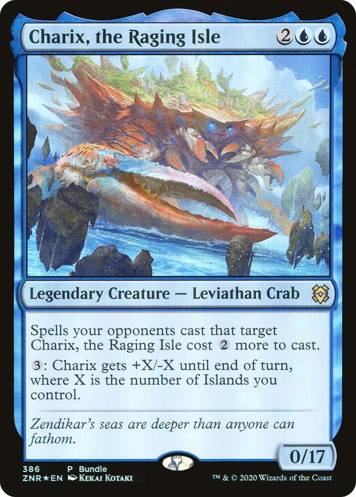Charix, the Raging Isle (ZNR Bundle) 386 card from Unique and Miscellaneous Promos