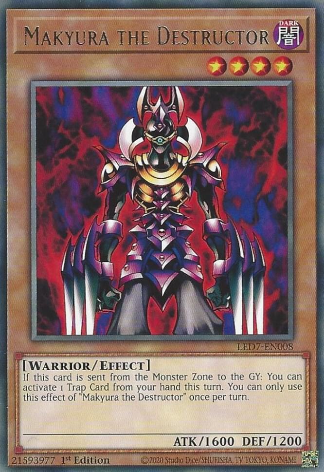 Makyura the Destructor LED7-EN008 card from Legendary Duelists: Rage of Ra
