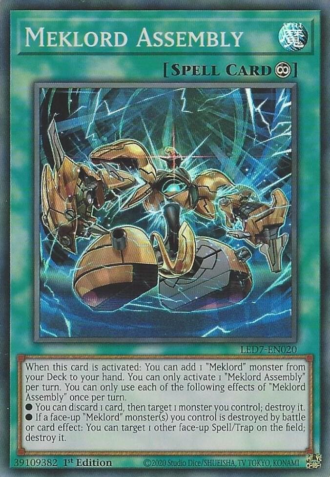 Meklord Assembly LED7-EN020 card from Legendary Duelists: Rage of Ra
