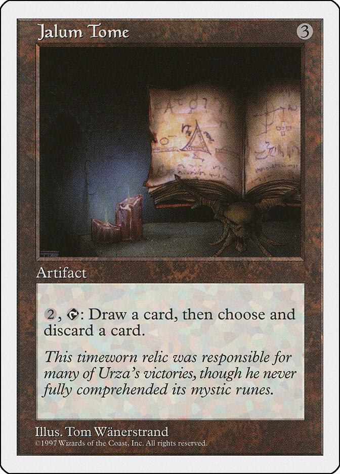 Jalum Tome card from Fifth Edition