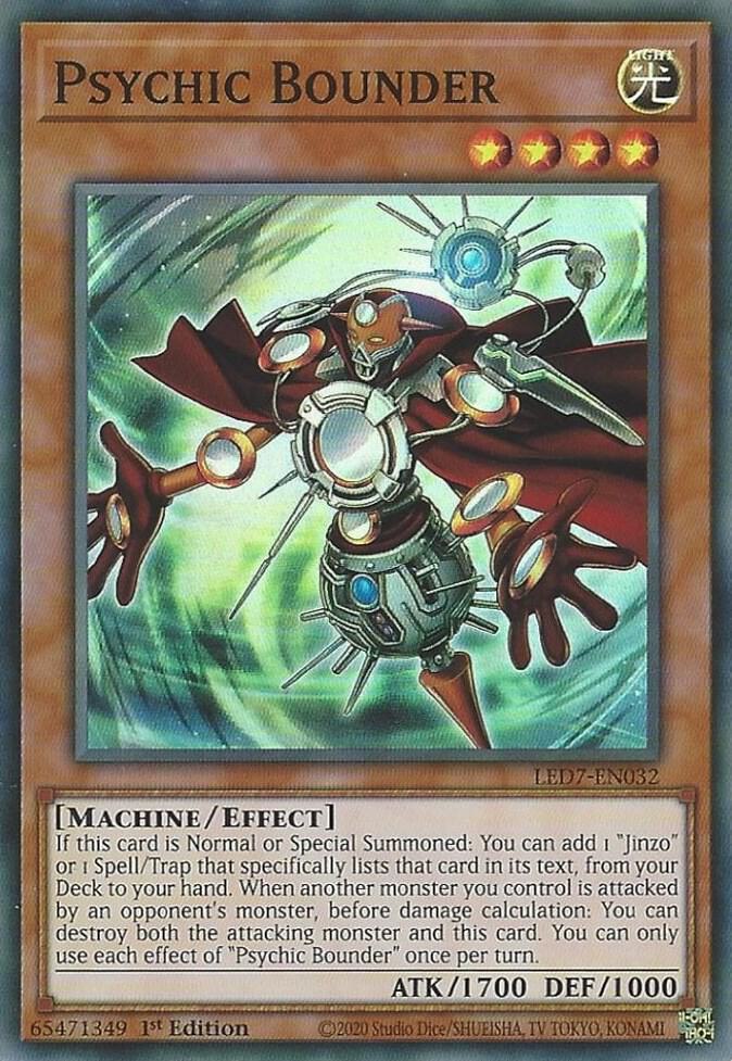 Psychic Bounder LED7-EN032 card from Legendary Duelists: Rage of Ra