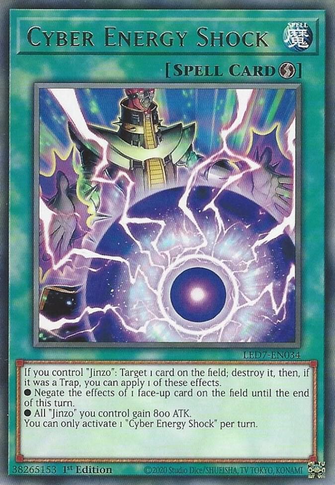 Cyber Energy Shock LED7-EN034 card from Legendary Duelists: Rage of Ra