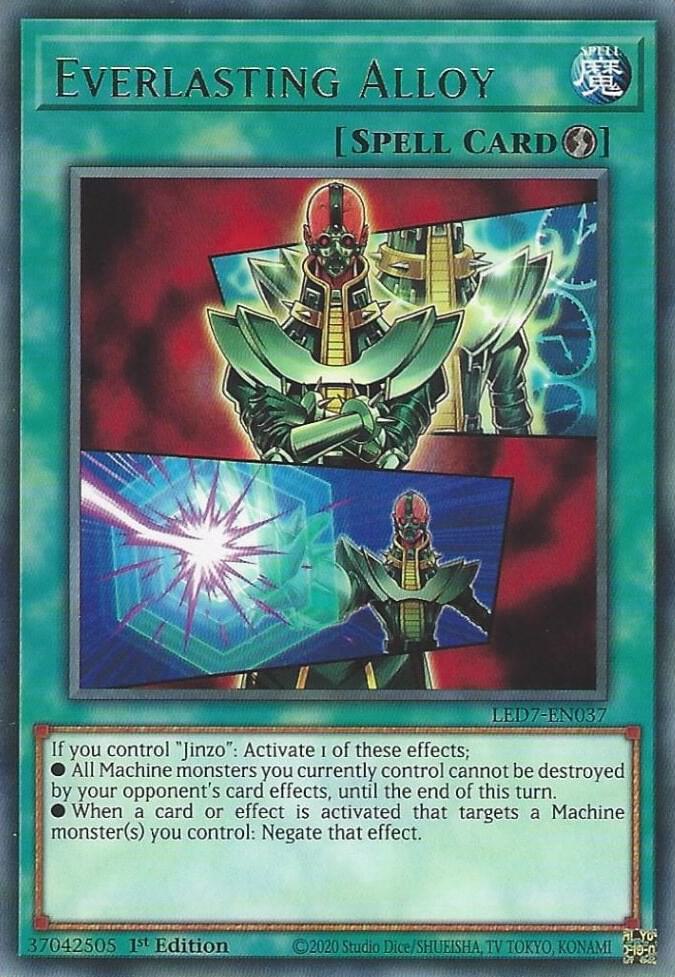 Everlasting Alloy LED7-EN037 card from Legendary Duelists: Rage of Ra
