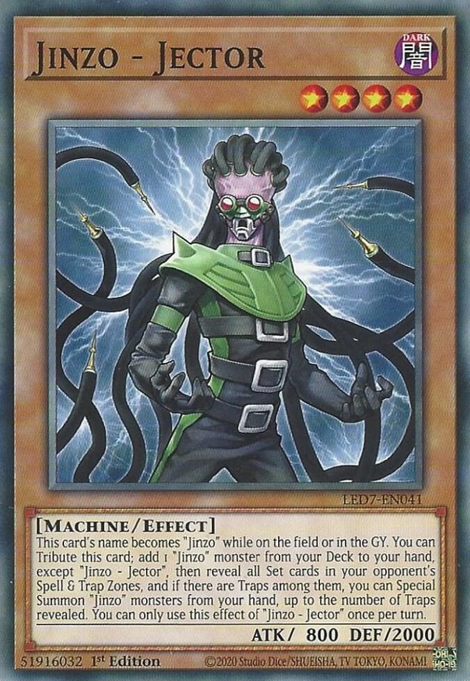 Jinzo - Jector LED7-EN041 card from Legendary Duelists: Rage of Ra