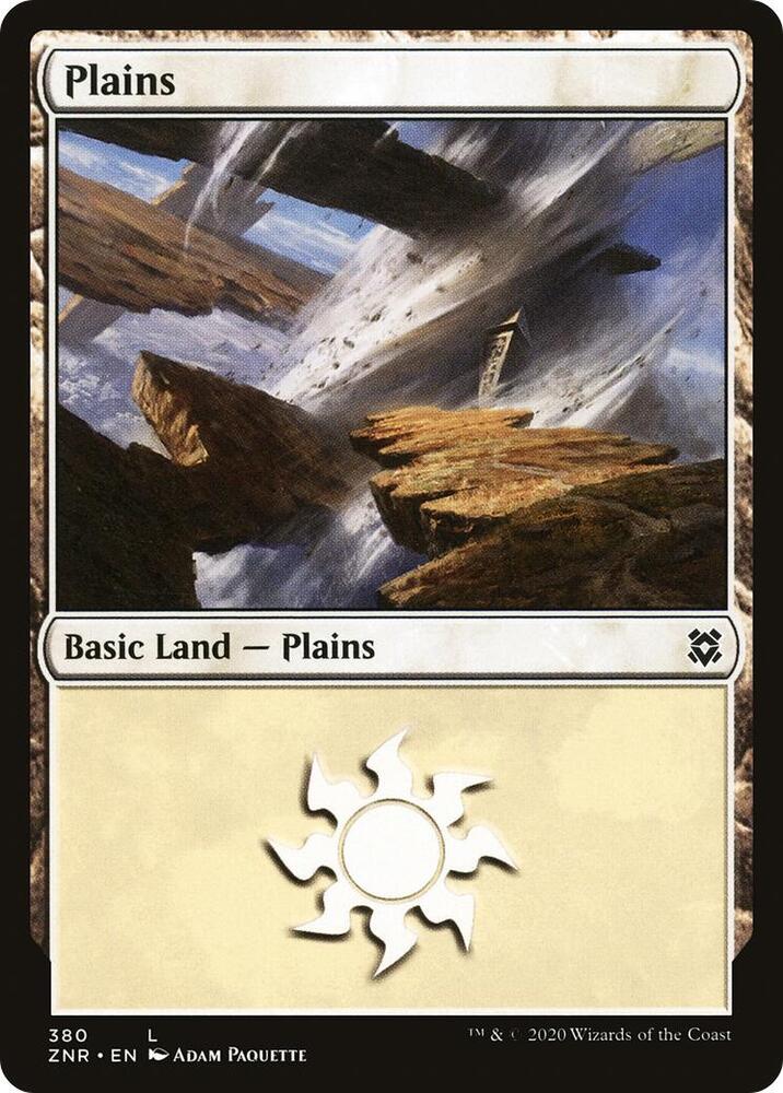 Plains 380 card from Zendikar Rising
