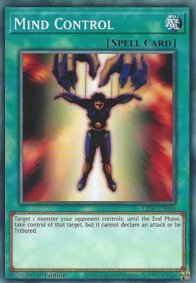 Mind Control LED7-EN044 card from Legendary Duelists: Rage of Ra